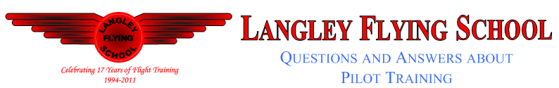 Questions and answers about Pilot Training, Langley Flying School